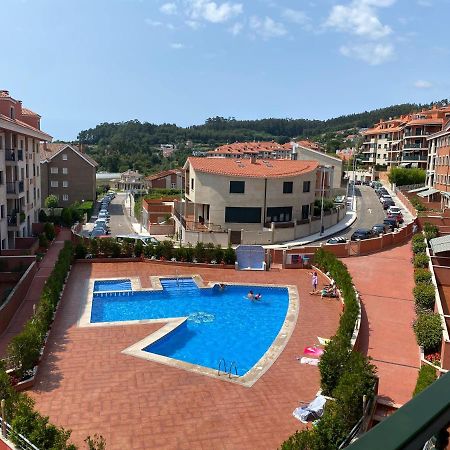 Apartamento Con Vistas Al Mar, Piscina Y Parking Apartment Sanxenxo Exterior photo